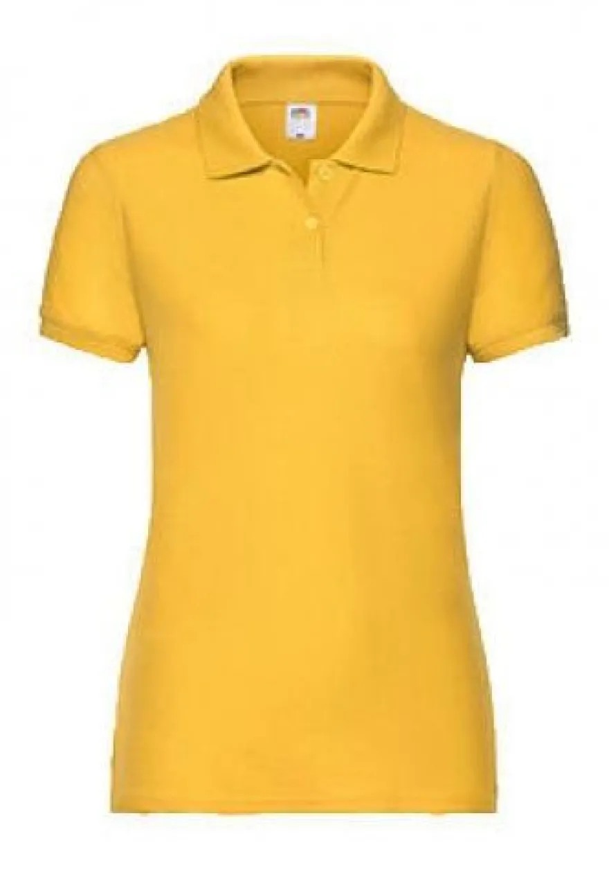 Fruit of the Loom Damen dünnes Poloshirt Polo Mischgewebe 63-212-0 NEU