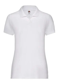 Fruit of the Loom Damen dünnes Poloshirt Polo Mischgewebe 63-212-0 NEU