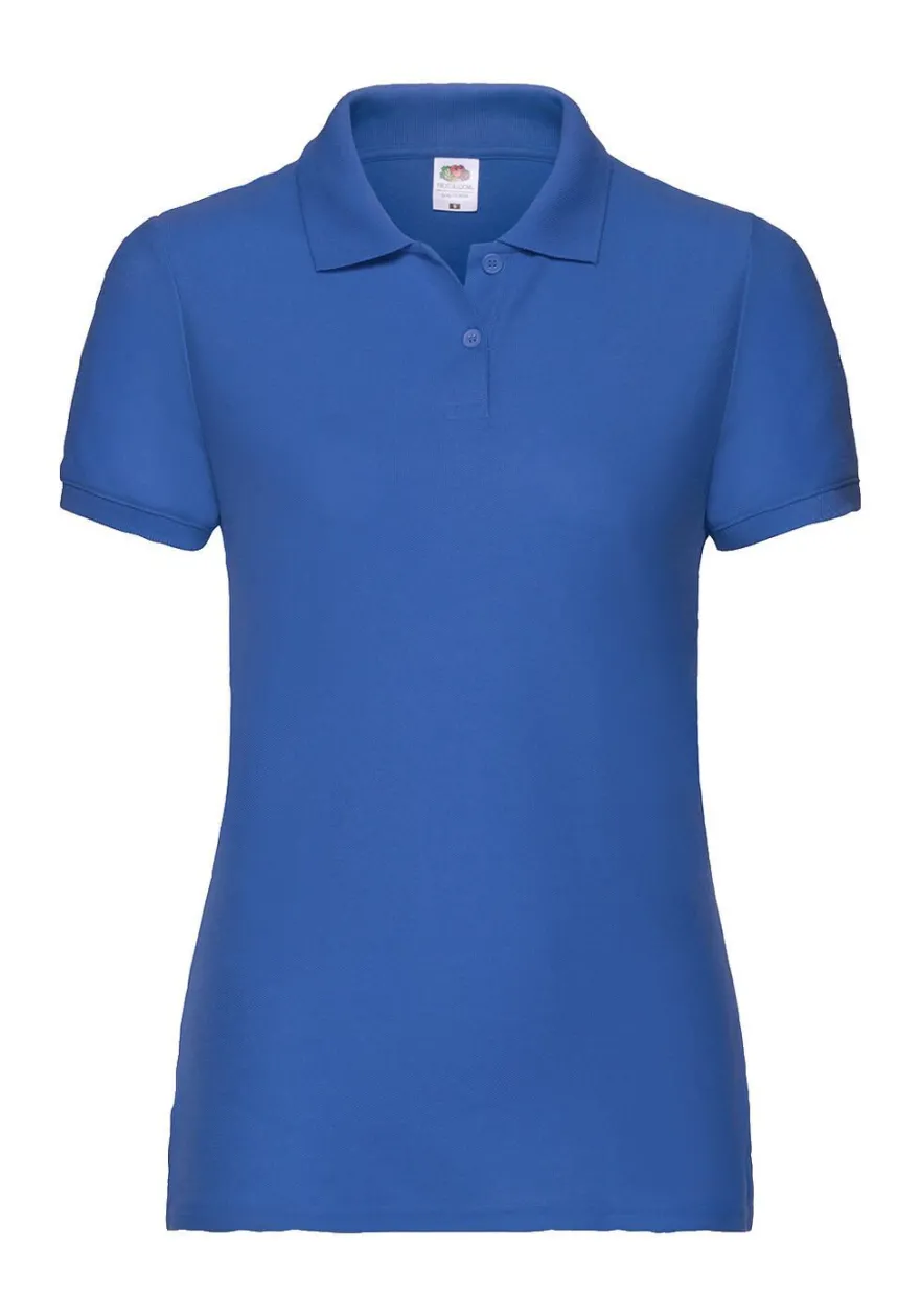 Fruit of the Loom Damen dünnes Poloshirt Polo Mischgewebe 63-212-0 NEU