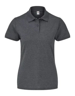 Fruit of the Loom Damen dünnes Poloshirt Polo Mischgewebe 63-212-0 NEU
