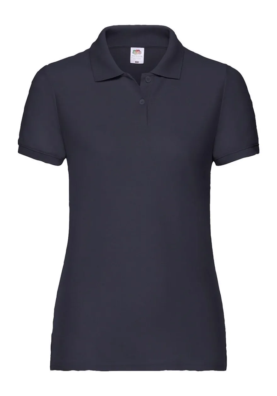 Fruit of the Loom Damen dünnes Poloshirt Polo Mischgewebe 63-212-0 NEU