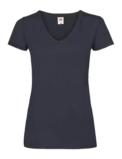 Fruit of the Loom Damen T-Shirt Lady-Fit Valueweight V-Neck 61-398-0 NEU