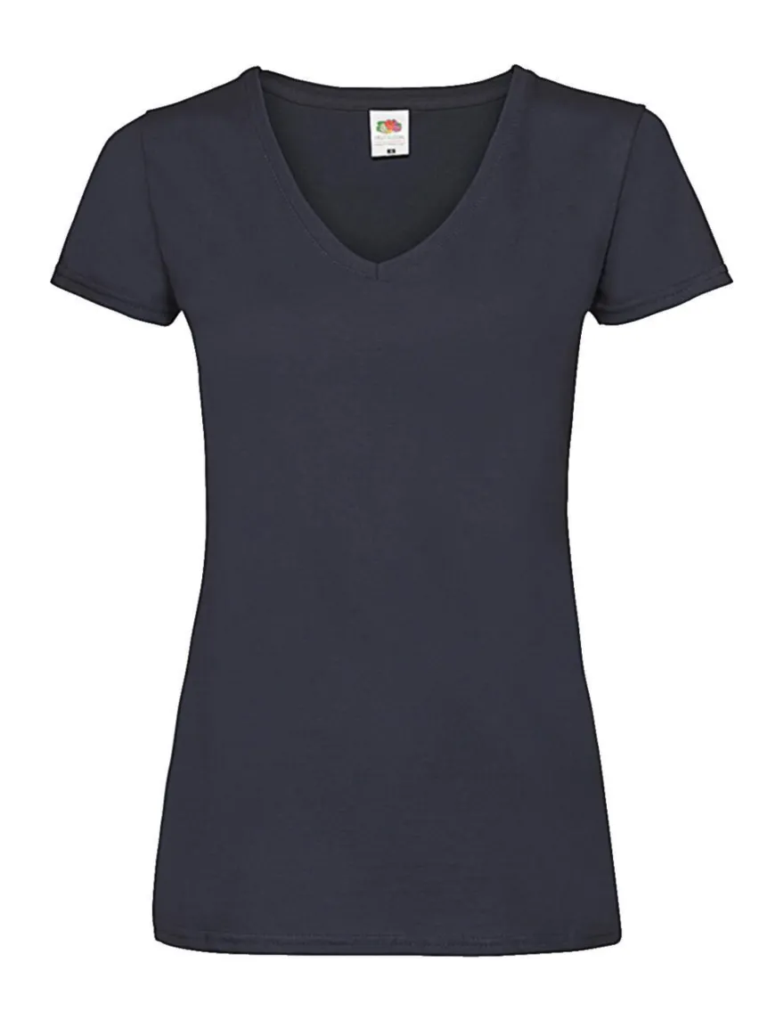 Fruit of the Loom Damen T-Shirt Lady-Fit Valueweight V-Neck 61-398-0 NEU