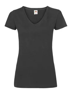 Fruit of the Loom Damen T-Shirt Lady-Fit Valueweight V-Neck 61-398-0 NEU
