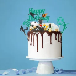 Fußball Tortendeko Set 28-teilig Kuchen Topper Geburtstag Party Kinder DIY