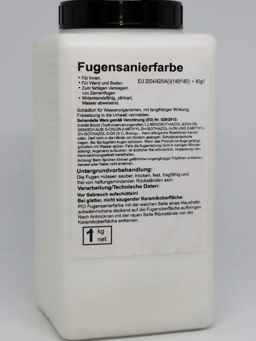 Fugensanierfarbe Fugenfarbe Fugenversiegelung Fugenmörtel Fliesenfugen Fugenmörtel