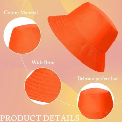 Fuipvgi Sonnenhut für Damen und Herren, UV-Schutz, 3er Pack in Schwarz, Weiß