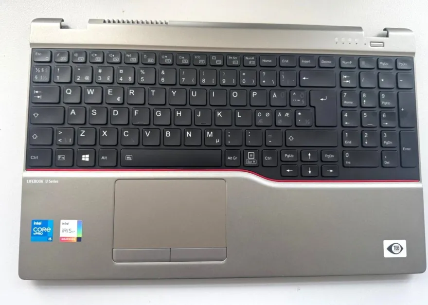 Fujitsu LifeBook U7511 Palmrest Tastatur Touchpad QWERTY
