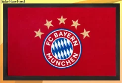 Fußmatte FC Bayern München Sie Teppich betreten nun heiligen Boden Gr. 40x60cm