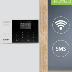 Funk Alarmanlage Set 4G mit Sirene, 1x Bewegungsmelder, 7x Tür- Fenstersensor HXA005