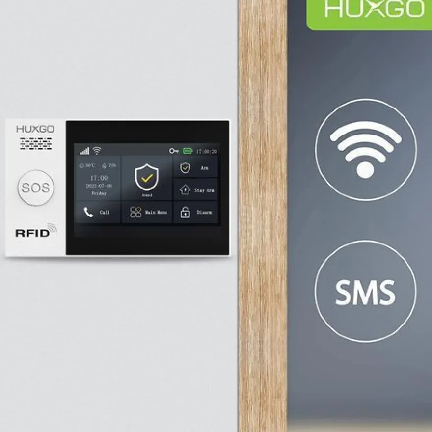Funk Alarm System mit Sirene, 3x Tür- Fenstersensor HXA007 2G, Smart Home Security