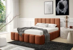 Furnistar Polsterbett LINO mit Bettkasten, Doppelbett mit Stauraum und Lattenrost
