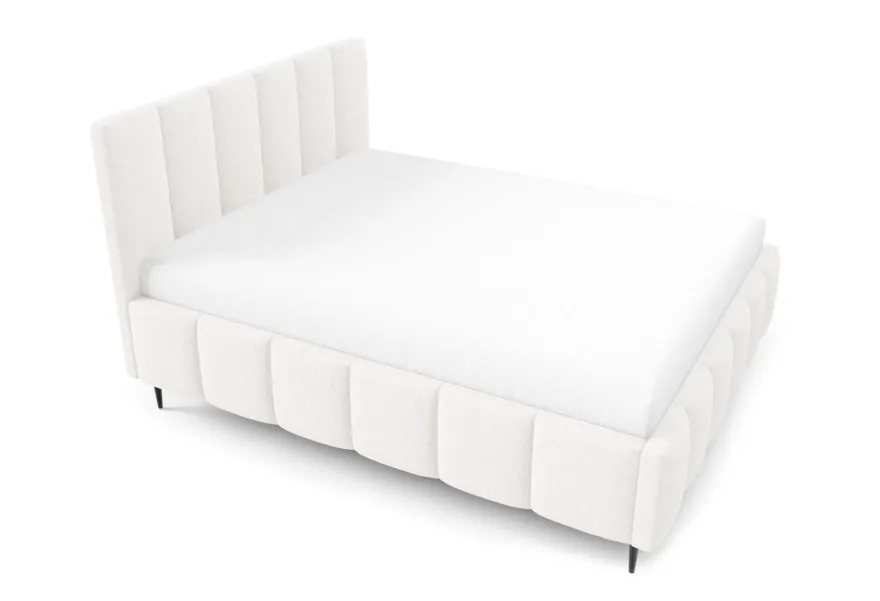 Furnistar Polsterbett LINO mit Bettkasten, Doppelbett mit Stauraum und Lattenrost