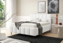 Furnistar Polsterbett LINO mit Bettkasten, Doppelbett mit Stauraum und Lattenrost