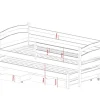 Furnlux Classic Kinderbett TOSIA - Weiß - 98 x 198 x 71 cm