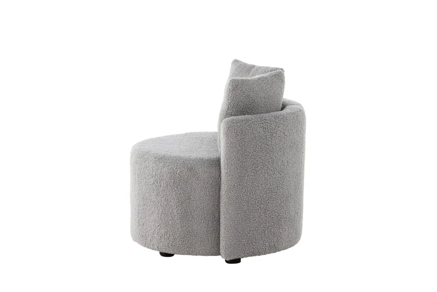Furnlux Kids Room Sofa Kelso Grey & Black 59cm