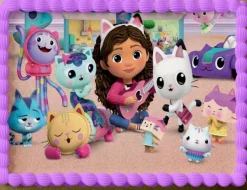 Gabby Dollhouse Essbar Gabby Dollhouse Tortenaufleger Torte Geburstag Zuckermasse