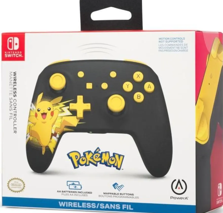 Gamecontroller PowerA Gelb inspiriert von Pikachu