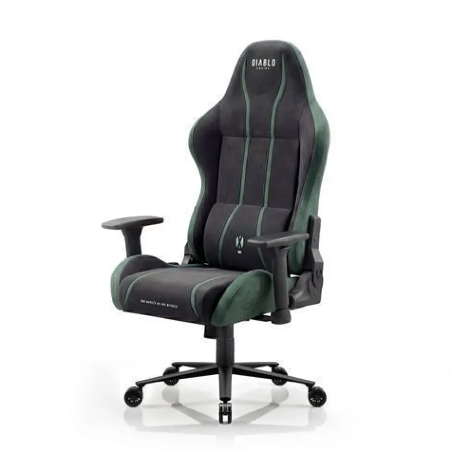 Gaming-Sessel aus Stoff, schwarz-grün, Diablo X-One 2.0 Forest Green Normal