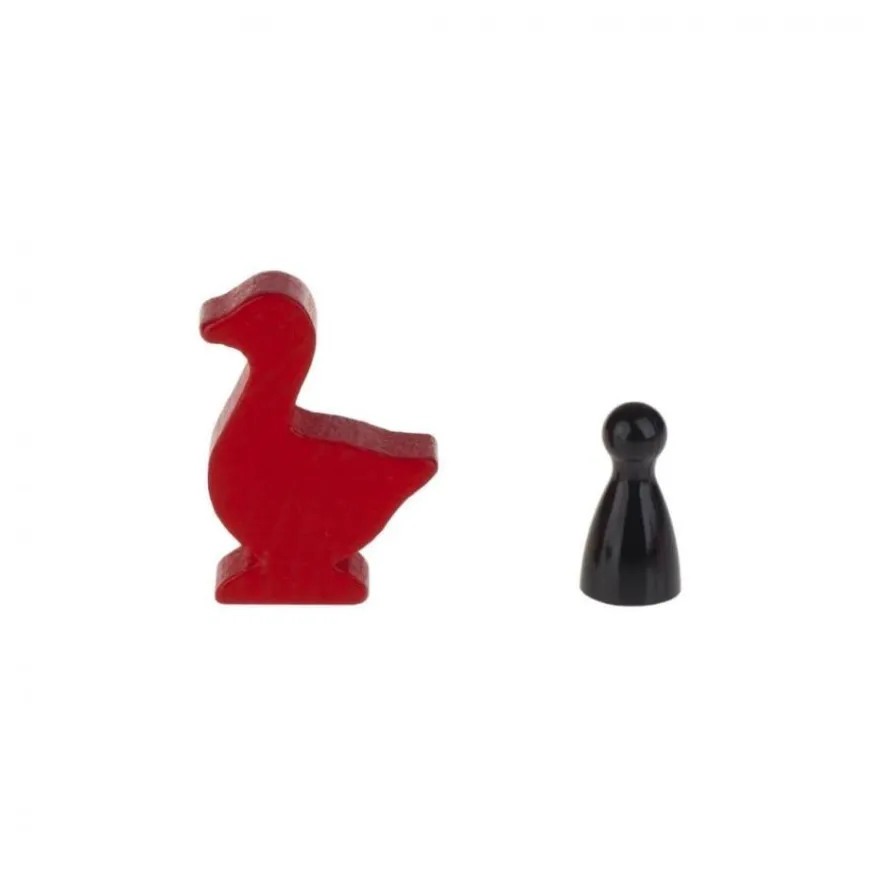 Gans - mittel - 39x28x10mm - rot