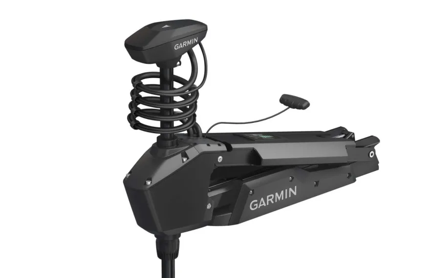 Garmin Force Trolling Motor mit 127cm langem Schaft in schwarz mit integriertem Echol