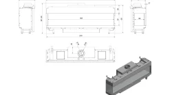 Gaskamin KRATKI LEO 200 links Erdgas ? 130/200 16 kW