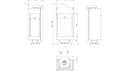 Gaskamin KRATKI LEO 45 / 68 rechts Erdgas ? 100/150 5,8 kW