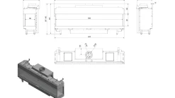 Gaskamin KRATKI LEO 200 rechts Propan Butan ? 130/200 14 kW