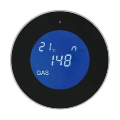 Gasleckdetektor für Zuhause Flüssiggassensor Fernsteuerung für Smart Home, HUXGO