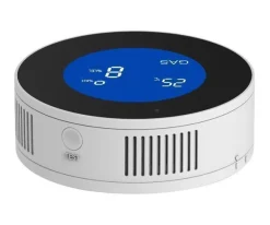 Gasleckdetektor für Zuhause Flüssiggassensor Fernsteuerung für Smart Home, HUXGO