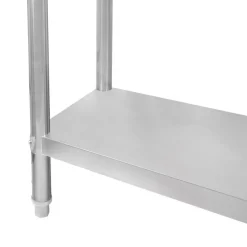 Gastro Edelstahl Arbeitstisch Vorbereitungstisch Küchentisch Mobil 60cm x 30cm