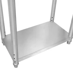 Gastro Edelstahl Arbeitstisch Vorbereitungstisch Küchentisch Mobil 60cm x 30cm