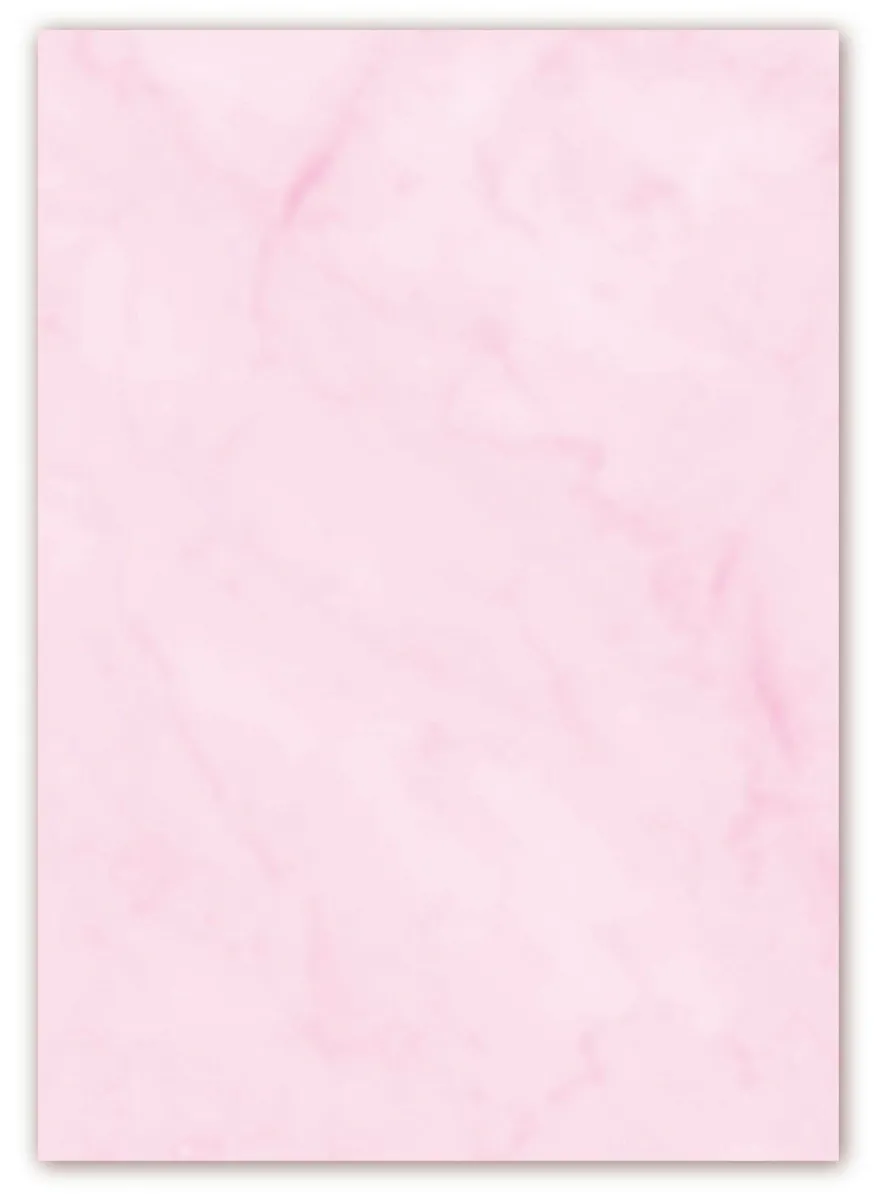 Gastronomie Papier (Rosa-Marmor, A5, 100 Blatt) für Speisekarten Magenta (5008)