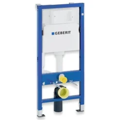 Geberit Duofix Vorwandelement Wand WC Set Spülrandlos Desna Betätigungsplatte Schwarz