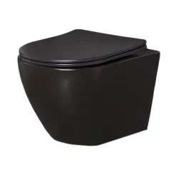 Geberit Duofix Vorwandelement Wand WC Set Schwarz Delos Spülrandlos Betätigungsplatte