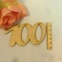 100 Geburtstag Zahl aus Holz verschiedene Größen Geschenk Hochzeit Jubiläum Deko