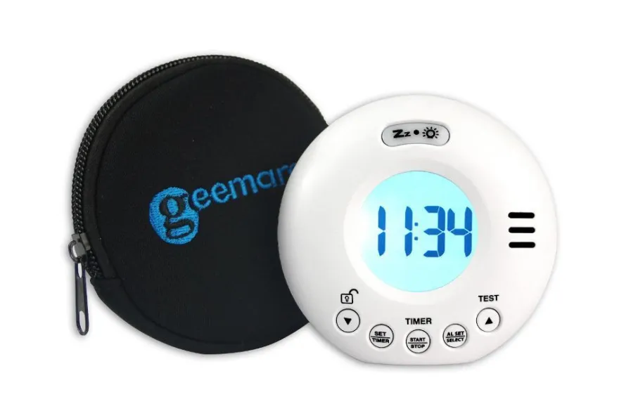 Geemarc Wake'n shake Voyager Tragbarer Reisewecker extra lauter Alarm Vibration