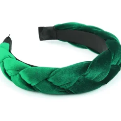 Geflochtenes Samt Stirnband Haarreif elastisch Kreuz Haarband Zubehör 1 Pc