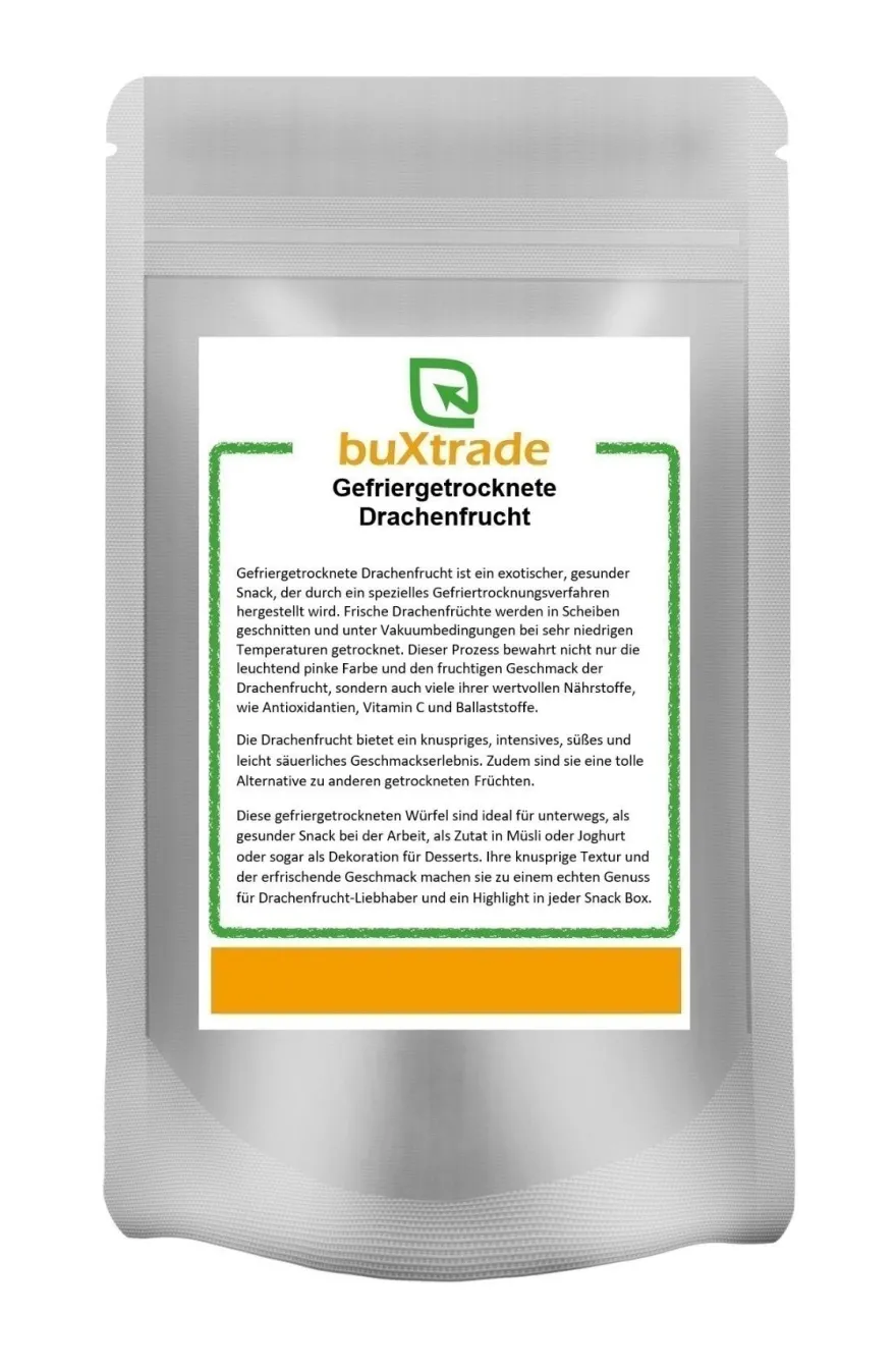 Gefriergetrocknete Drachenfrucht 100 g