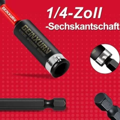 Geinxurn 8tlg Magnetischer Bithalter Verlängerung 75mm & 150mm, 1/4