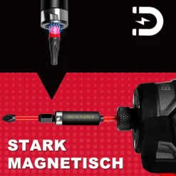 Geinxurn 8tlg Magnetischer Bithalter Verlängerung 75mm & 150mm, 1/4