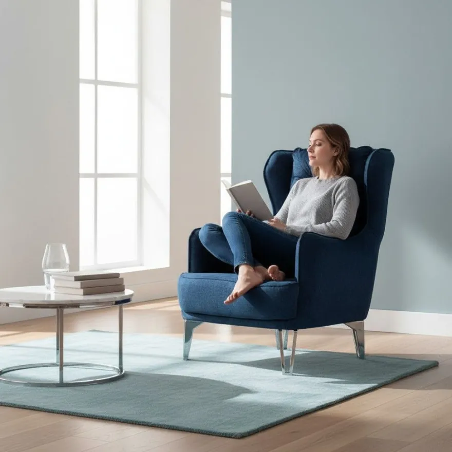 Gemütlicher Sessel mit elegantem Design Perfekt für stilvolles Wohnen