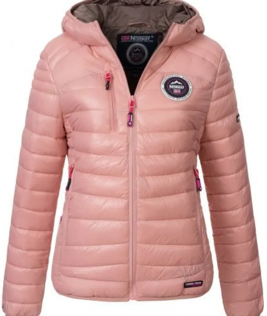 Geographical Norway Damen Steppjacke Winterjacke Übergangsjacke Kapuze D-455 NEU
