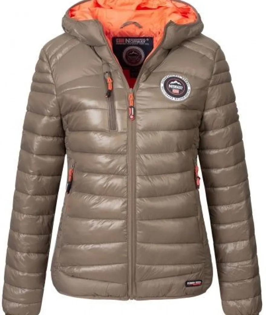 Geographical Norway Damen Steppjacke Winterjacke Übergangsjacke Kapuze D-455 NEU