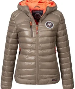 Geographical Norway Damen Steppjacke Winterjacke Übergangsjacke Kapuze D-455 NEU