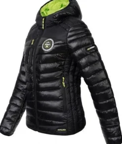 Geographical Norway Damen Steppjacke Winterjacke Übergangsjacke Kapuze D-455 NEU