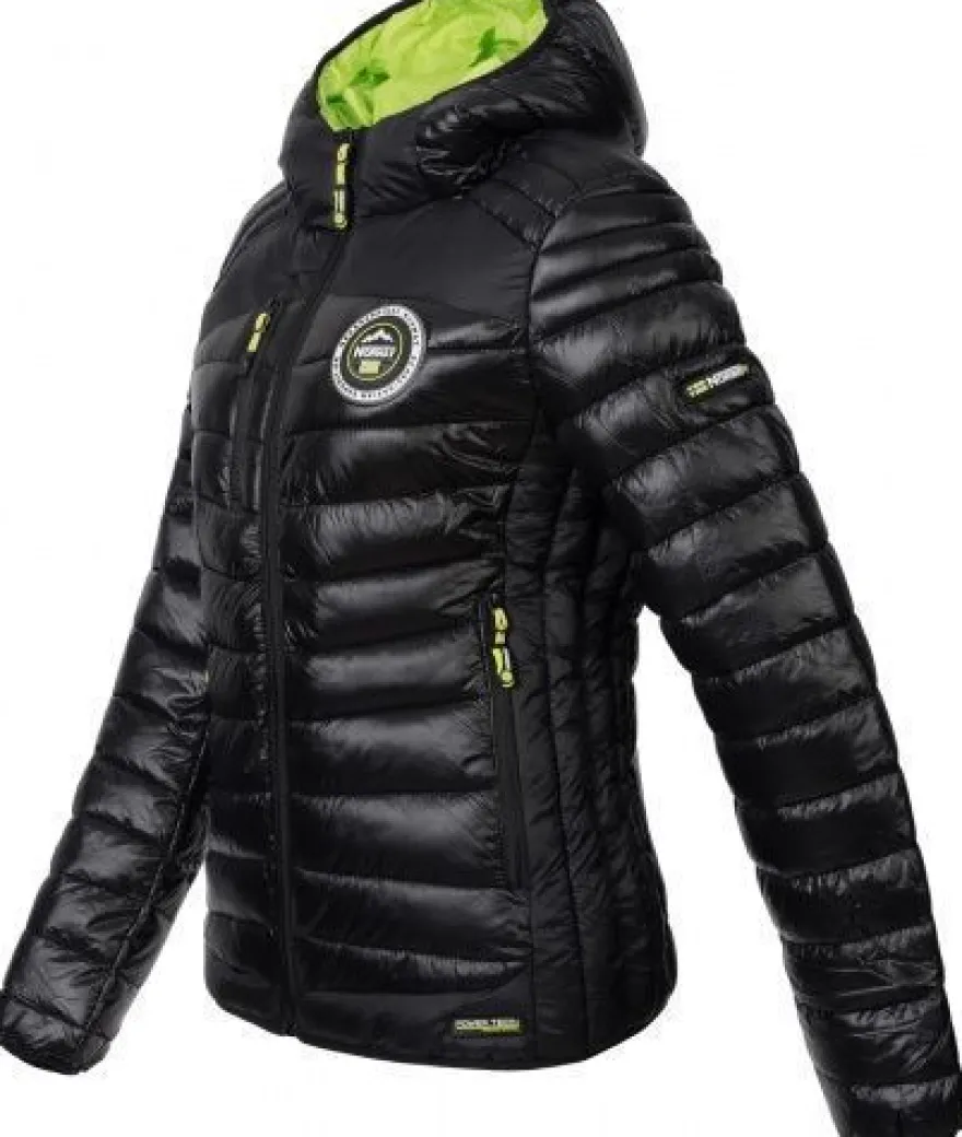 Geographical Norway Damen Steppjacke Winterjacke Übergangsjacke Kapuze D-455 NEU
