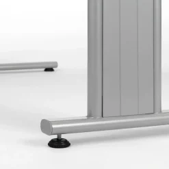 Gera PC-Schreibtisch Bürotisch C Fuß Flex rechts 1800x800/1000x720cm ahorn buche