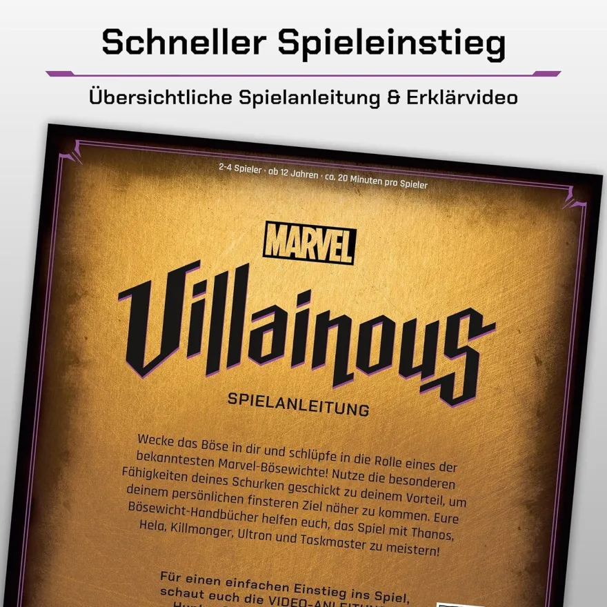 Gesellschaftsspiel BUNDLE - Marvel Villainous: Infinite Power + Arglist & Schabernack