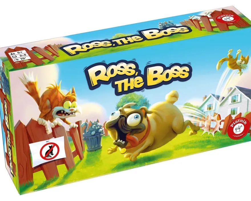 Gesellschaftsspiel - Ross, the Boss Piatnik Familienspiel Spiel Hund Katze